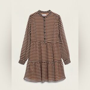 Womens — Clothing — Dresses — Mini — Brand, Mango — Size, 6 — Color, Black & Tan